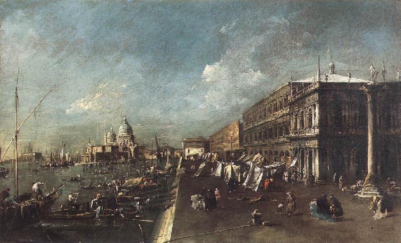 GRIMMER, Jacob View of the Molo towards the Santa Maria della Salute rg Sweden oil painting art